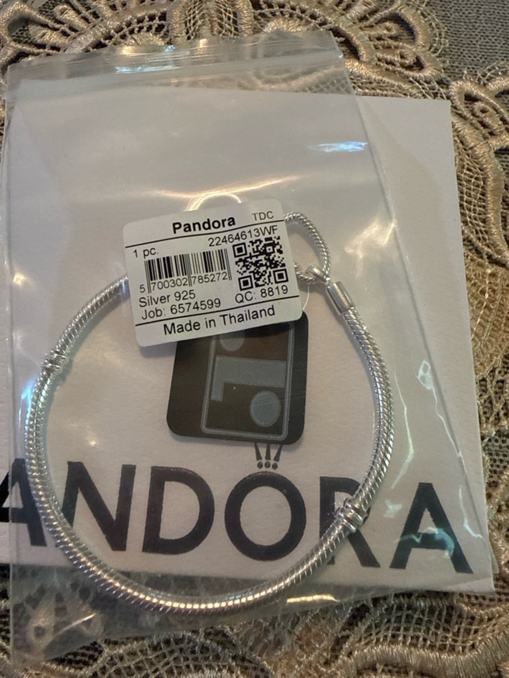 Pandora Moments Heart Snake Chain Bracelet - Picture 4 of 6